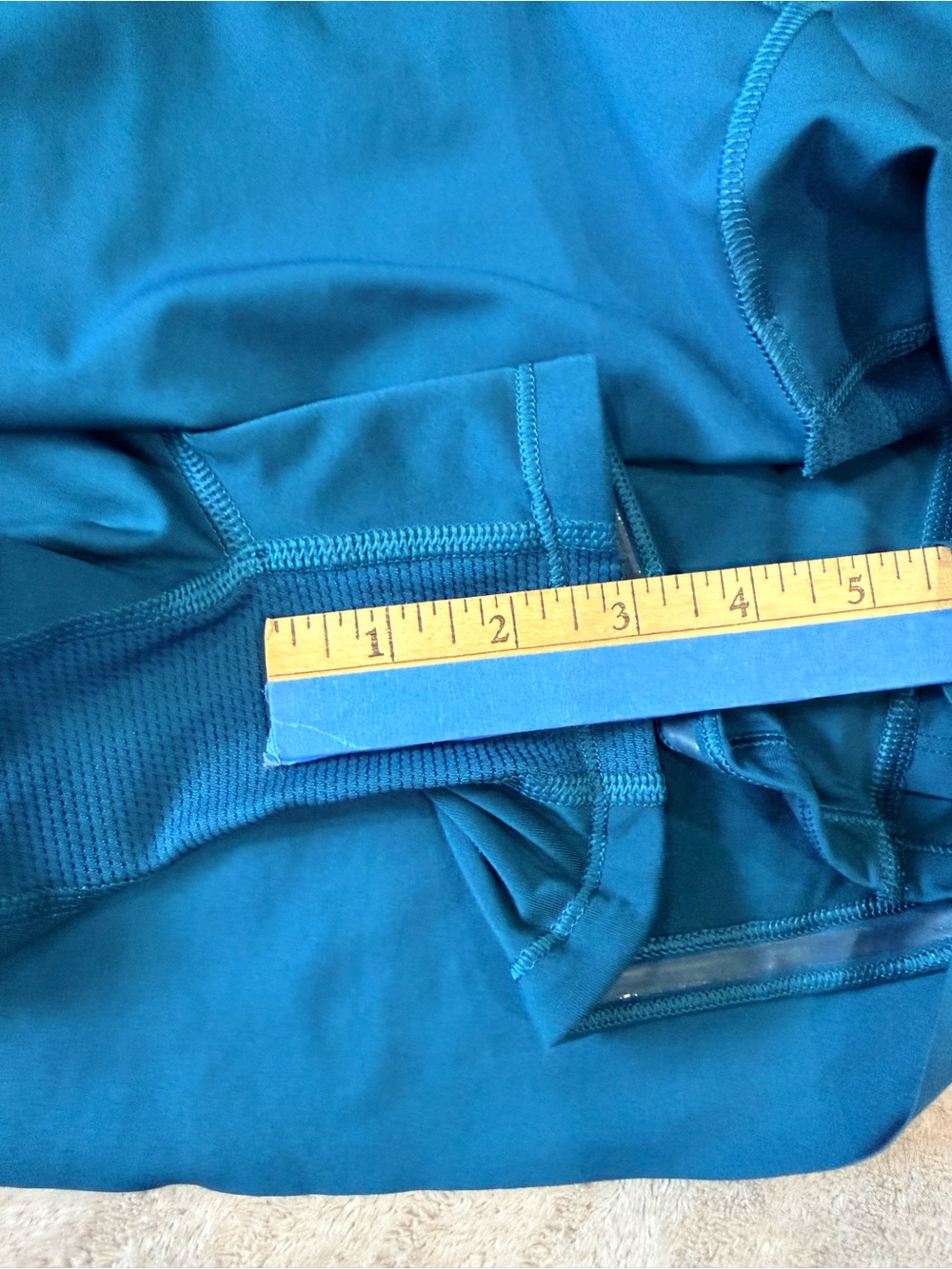 Athleta Sporty Teal Blue Tennis Tiered Athletic Skirt w Shorts Size Medium - Picture 5 of 6